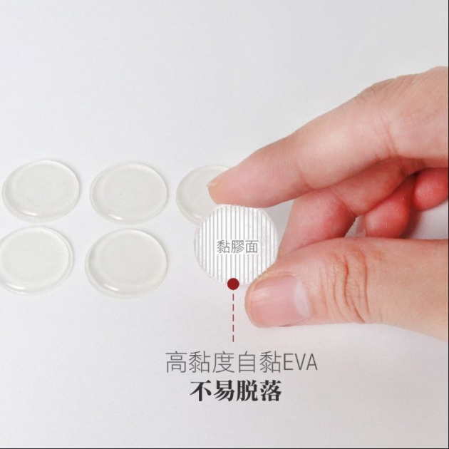 家俱電器防刮止滑吸震透明保護墊-平圓(兩款尺寸)