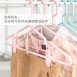 台灣製掛頭可旋轉粉彩附夾塑膠衣架_6入